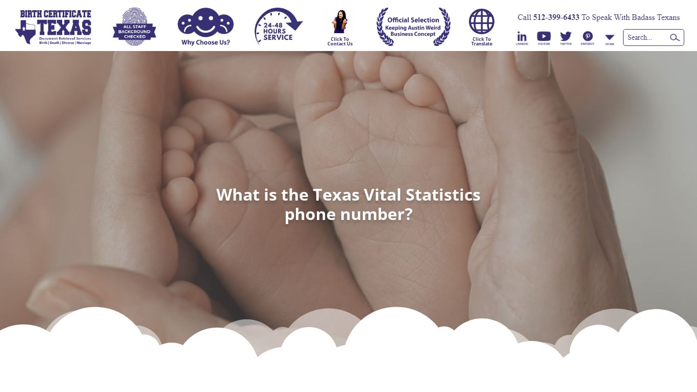 What Is The Texas Vital Statistics Phone Number - Birth Certificate Texas